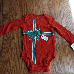 NWT Holiday/Christmas Gift Baby Onesie Size 12 month Cotton